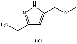 3-AMinoMethyl-5-(MethoxyMethyl)pyrazole hydrochloride Struktur