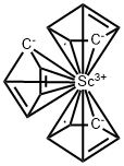 TRIS(CYCLOPENTADIENYL)SCANDIUM Structure