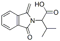 2H-Isoindole-2-acetic  acid,  1,3-dihydro-1-methylene--alpha--(1-methylethyl)-3-oxo- Struktur