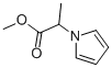 1H-Pyrrole-1-aceticacid,alpha-methyl-,methylester(9CI) Struktur