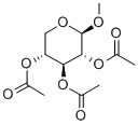 METHYL-2,3,4-TRI-O-ACETYL-BETA-D-XYLOPYRANOSIDE Struktur