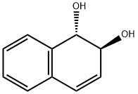 (1S,2S)-1,2-Dihydronaphthalene-1,2-diol Struktur