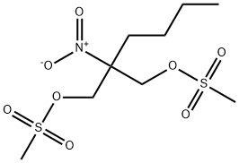 1,3-PROPANEDIOL,2-BUTYL-2-NITRO-,DIMETHANESULFONATE(ESTER) Struktur