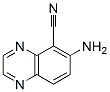 5-Quinoxalinecarbonitrile,  6-amino- Struktur