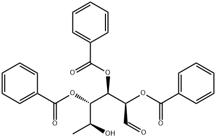 2,3,4-Tri-O-benzyl-L-rhamnopyranose Struktur