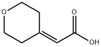 (TETRAHYDRO-PYRAN-4-YLIDENE)-ACETIC ACID Struktur