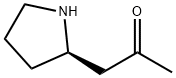 2-Propanone, 1-(2-pyrrolidinyl)-, (R)- (9CI) Struktur