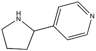 Pyridine, 4-(2-pyrrolidinyl)-, (+)- (9CI) Struktur