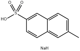 2-Naphthalenesulfonic acid, 6-methyl-, sodium salt Struktur