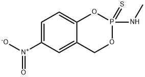 N-Methyl-6-nitro-4H-1,3,2-benzodioxaphosphorin-2-amine 2-sulfide 2-sulfide Struktur