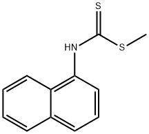 1-Naphthalenedithiocarbamic acid methyl ester Struktur