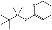 3,4-DIHYDRO-6-[(TERT-BUTYL)DIMETHYL SILYLOXY]-2H-PYRAN Struktur