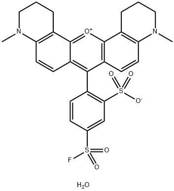 SULFORHODAMINE Q 5-ACID FLUORIDE Struktur