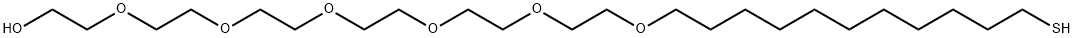 (1-MERCAPTOUNDEC-11-YL)HEXA(ETHYLENE GL& Struktur