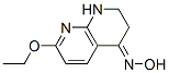 1,8-Naphthyridin-4(1H)-one,7-ethoxy-2,3-dihydro-,oxime,(E)-(9CI) Struktur