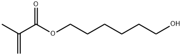 2-Propenoic acid, 2-methyl-, 6-hydroxyhexyl ester Struktur