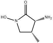 2-Pyrrolidinone,3-amino-1-hydroxy-4-methyl-,(3R,4R)-(9CI) Struktur