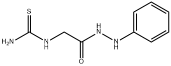 1-(Phenylhydrazinocarbonylmethyl)-thiourea Struktur