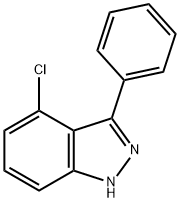 1H-Indazole, 4-chloro-3-phenyl Struktur