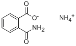 ammonium 2-(aminocarbonyl)benzoate  Struktur