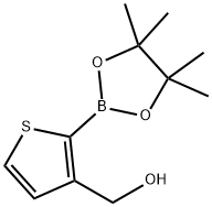 (2-(4,4,5,5-tetraMethyl-1,3,2-dioxaborolan-2-yl)thiophen-3-yl)Methanol Struktur