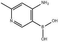 4-AMino-6-Methylpyridine-3-boronic acid Struktur