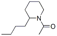 Piperidine,  1-acetyl-2-butyl-  (9CI) Struktur