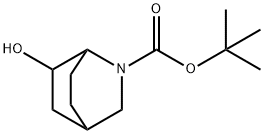 tert-Butyl 6-hydroxy-2-azabicyclo[2.2.2]octane-2-carboxylate Struktur