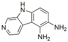 9H-Pyrido[3,4-b]indole-5,6-diamine Struktur