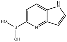 Boronic acid, B-1H-pyrrolo[3,2-b]pyridin-5-yl- Struktur