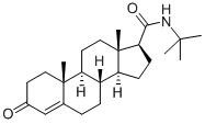 N-T-BUTYL-4-ANDROSTEN-3-ONE-17BETA-CARBOXAMIDE Structure