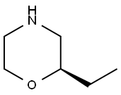 Morpholine, 2-ethyl-, (2R)- Struktur