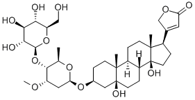 3β-[[4-O-(β-D-グルコピラノシル)-3-O-メチル-2,6-ジデオキシ-β-D-ribo-ヘキソピラノシル]オキシ]-5,14β-ジヒドロキシ-5β-カルダ-20(22)-エノリド price.