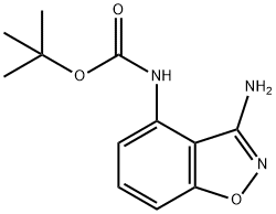 (3-AMino-benzo[d]isoxazol-4-yl)-carbaMic acid tert-butyl ester Struktur