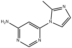 6-(2-Methyl-1H-imidazol-1-yl)pyrimidin-4-amine Struktur