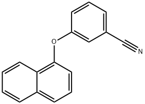 3-(1-Naphthyloxy)benzonitrile Struktur