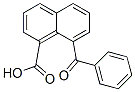 8-Benzoyl-1-naphthoic acid Struktur