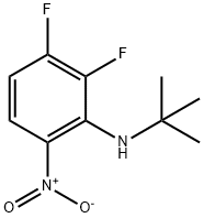 N-tert-Butyl-2,3-difluoro-6-nitroaniline Struktur