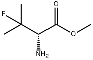 D-Valine, 3-fluoro-, Methyl ester Struktur