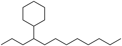 (1-Propylnonyl)cyclohexane Struktur