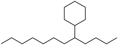 (1-Butyloctyl)cyclohexane Struktur