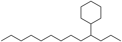 (1-Propyldecyl)cyclohexane Struktur