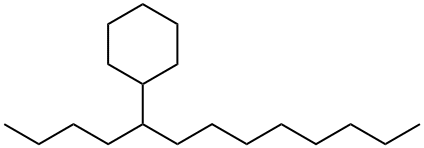 (1-Butylnonyl)cyclohexane Struktur