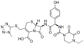 (6R,7S)-7-[[(2R)-2-[[(4-Ethyl-2,3-dioxo-1-piperazinyl)carbonyl]aMino]-2-(4-hydroxyphenyl)acetyl]aMino]-3-[[(1-Methyl-1H-tetrazol-5-yl)thio]Methyl]-8-oxo-5-thia-1-azabicyclo[4.2.0]oct-2-ene-2-carboxylic Acid price.