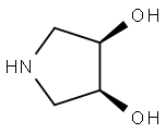 cis-3,4-Dihydroxypyrrolidine Struktur