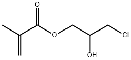 3-CHLORO-2-HYDROXYPROPYL METHACRYLATE Structure