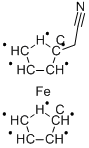 FERROCENEACETONITRILE Structure