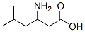 (+-)-3-amino-5-methyl-hexanoic acid Struktur