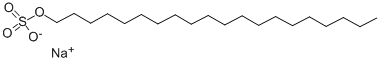 1-EICOSANYL SULFATE SODIUM SALT Struktur