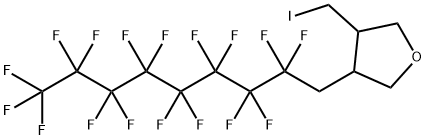 3-(IODOMETHYL)-4-(1H,1H-PERFLUORONONYL)TETRAHYDROFURAN Struktur